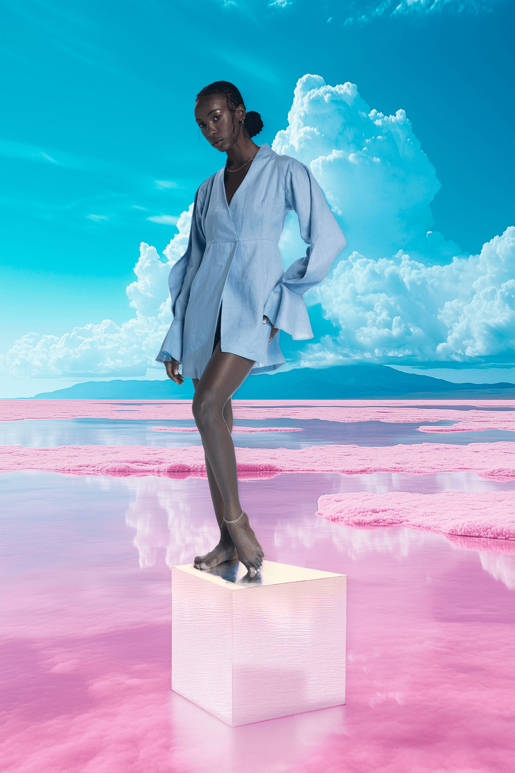 LIGHT OF THE CLOUDS DRESS - Tati-tatiana