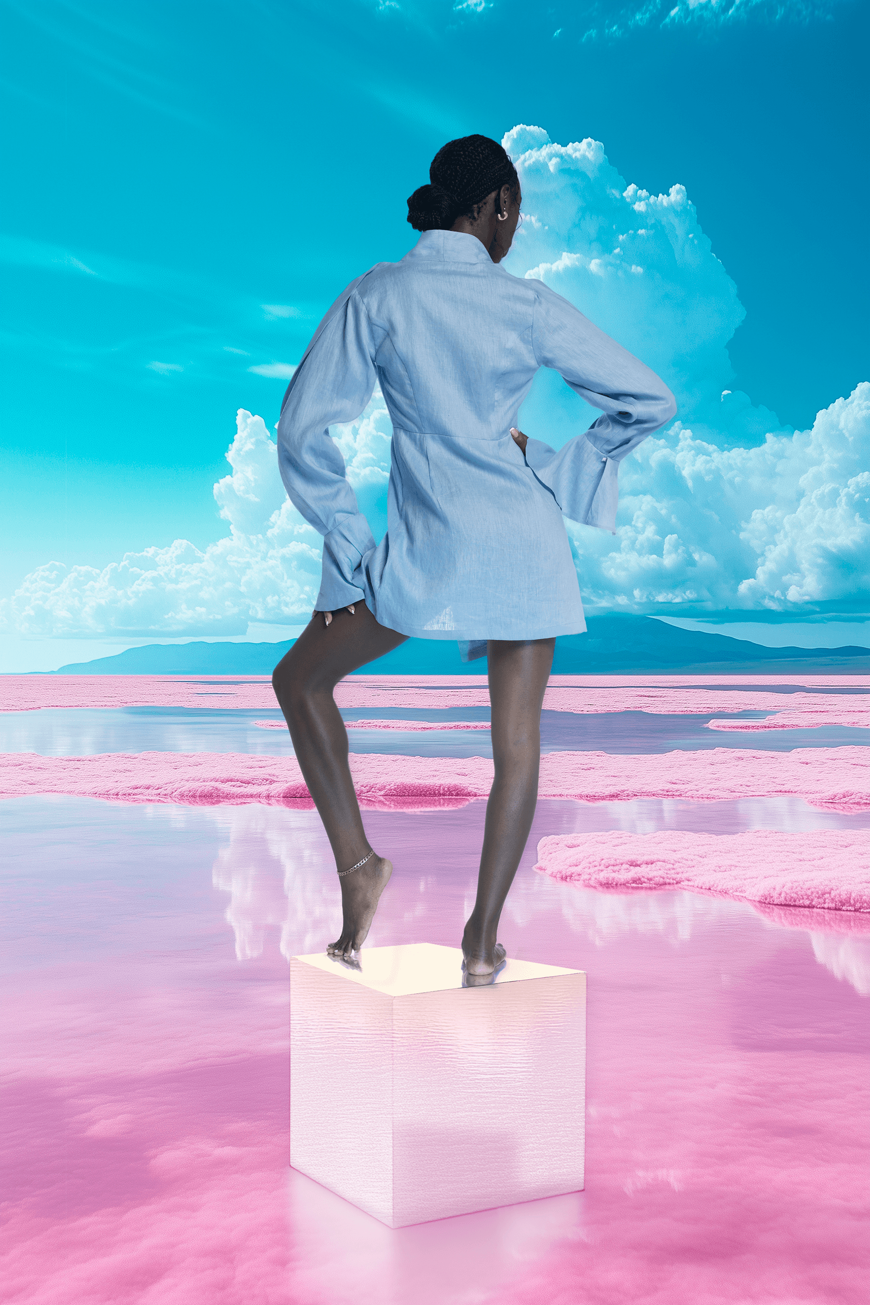 LIGHT OF THE CLOUDS DRESS - Tati-tatiana