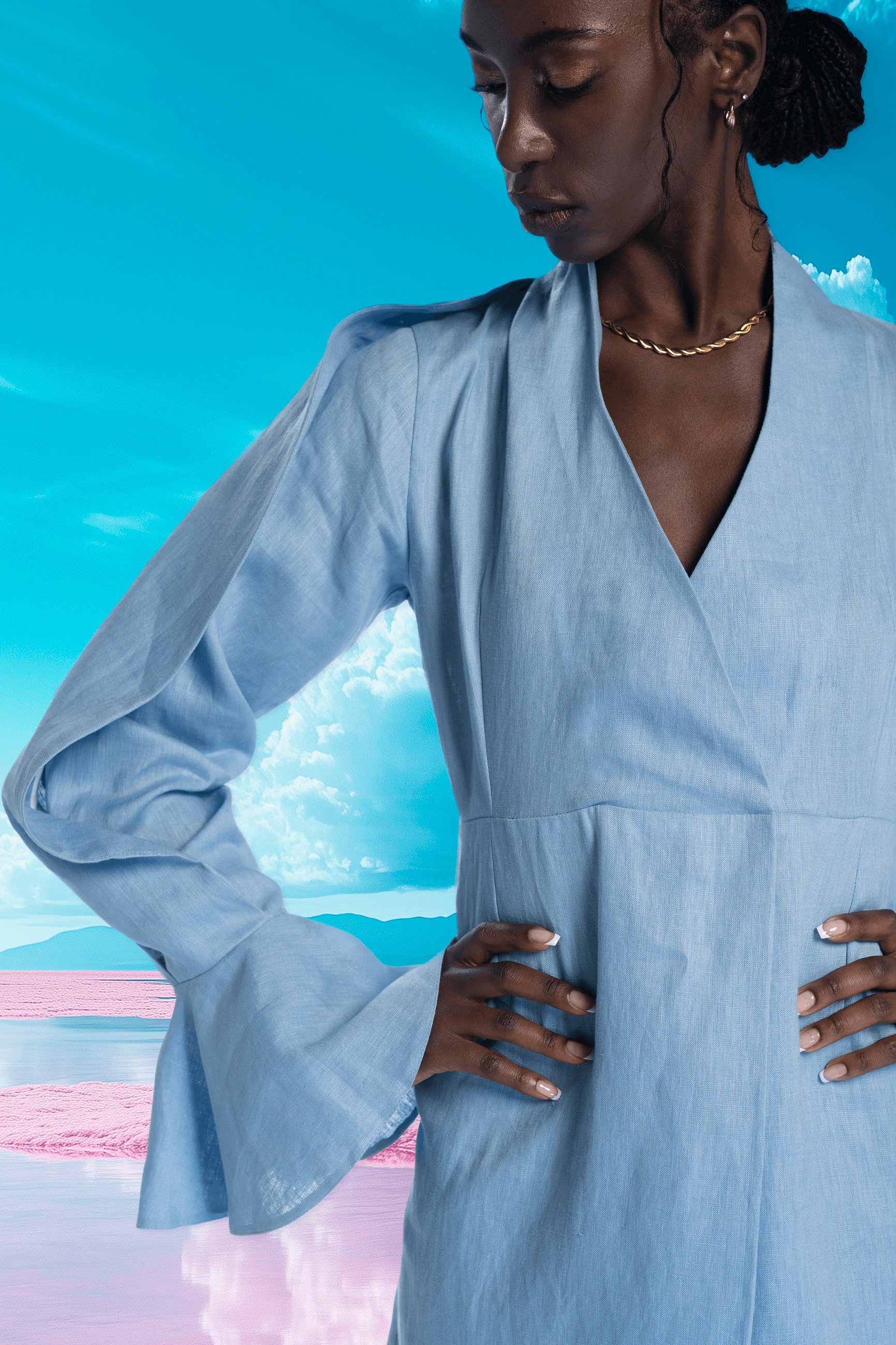 LIGHT OF THE CLOUDS DRESS - Tati-tatiana